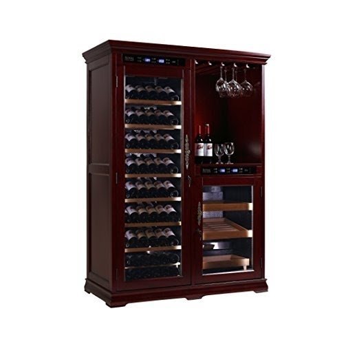 Royal Cave Constant Temperature Wine Cellar Cabinet & Rack 160 Bottle & Cigar humidor