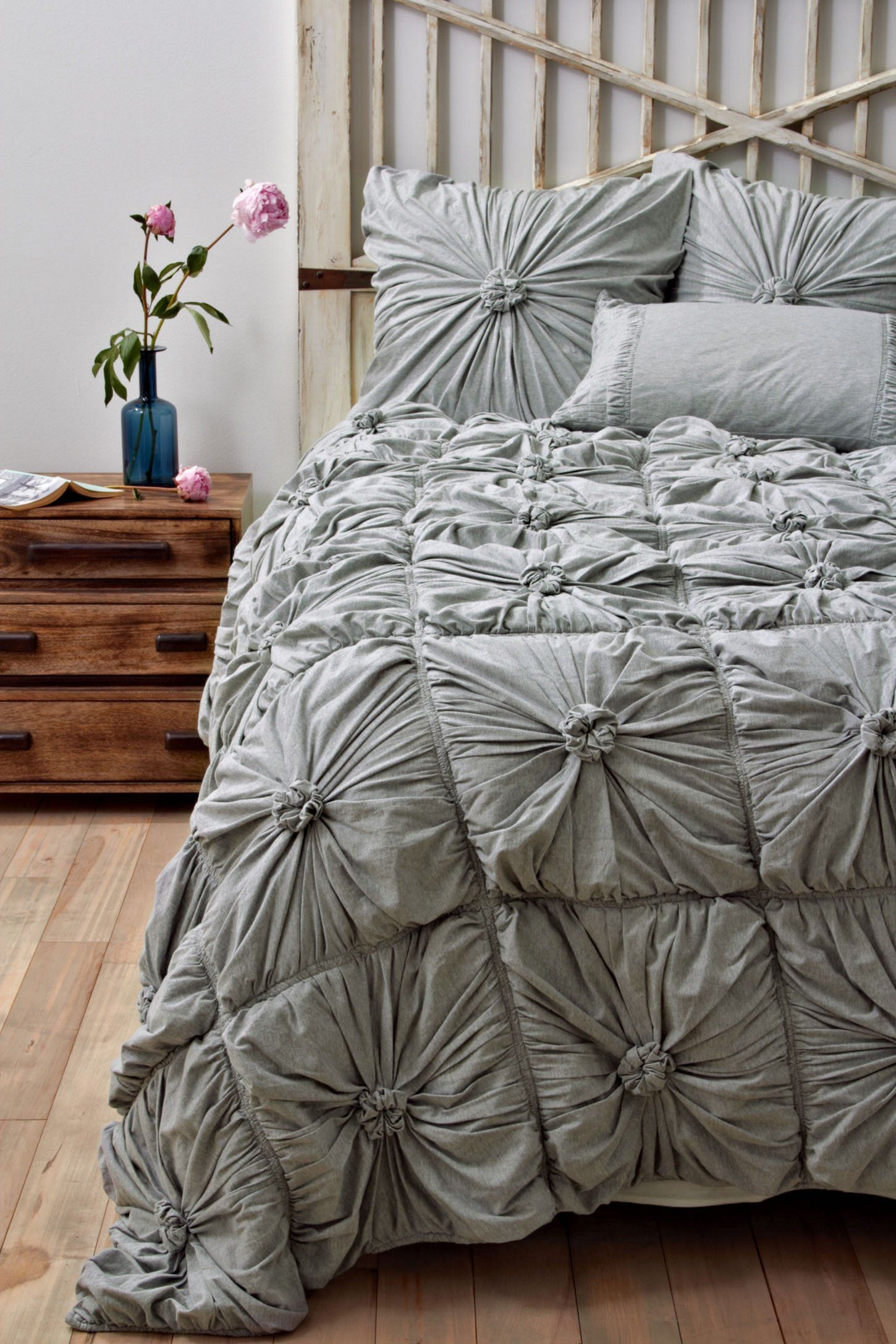 Ruffles and lace bedding