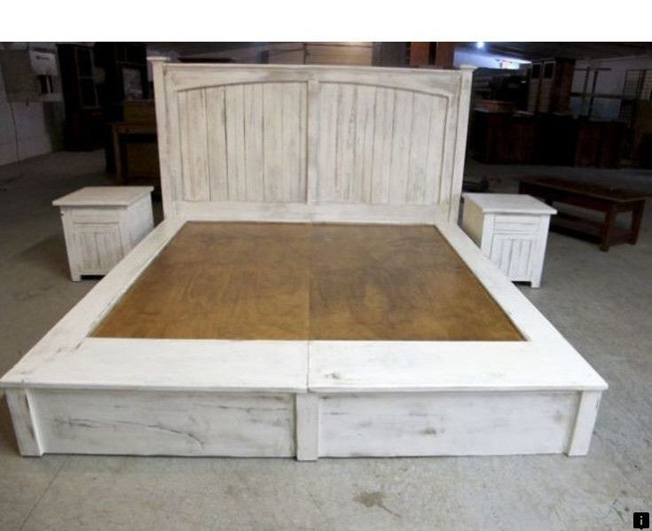 Simple platform bed 11