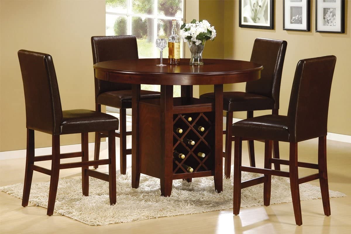 round high top kitchen table and chairs