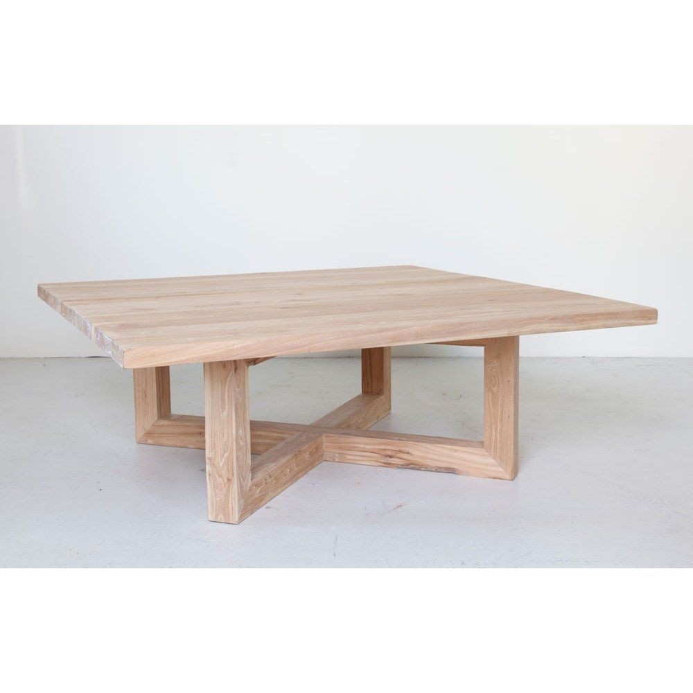 Square contemporary coffee table