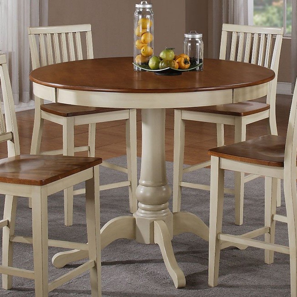 Steve silver company candice round counter height dining table in