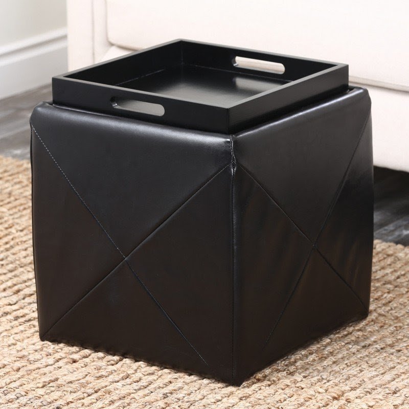 Storage footstool cube