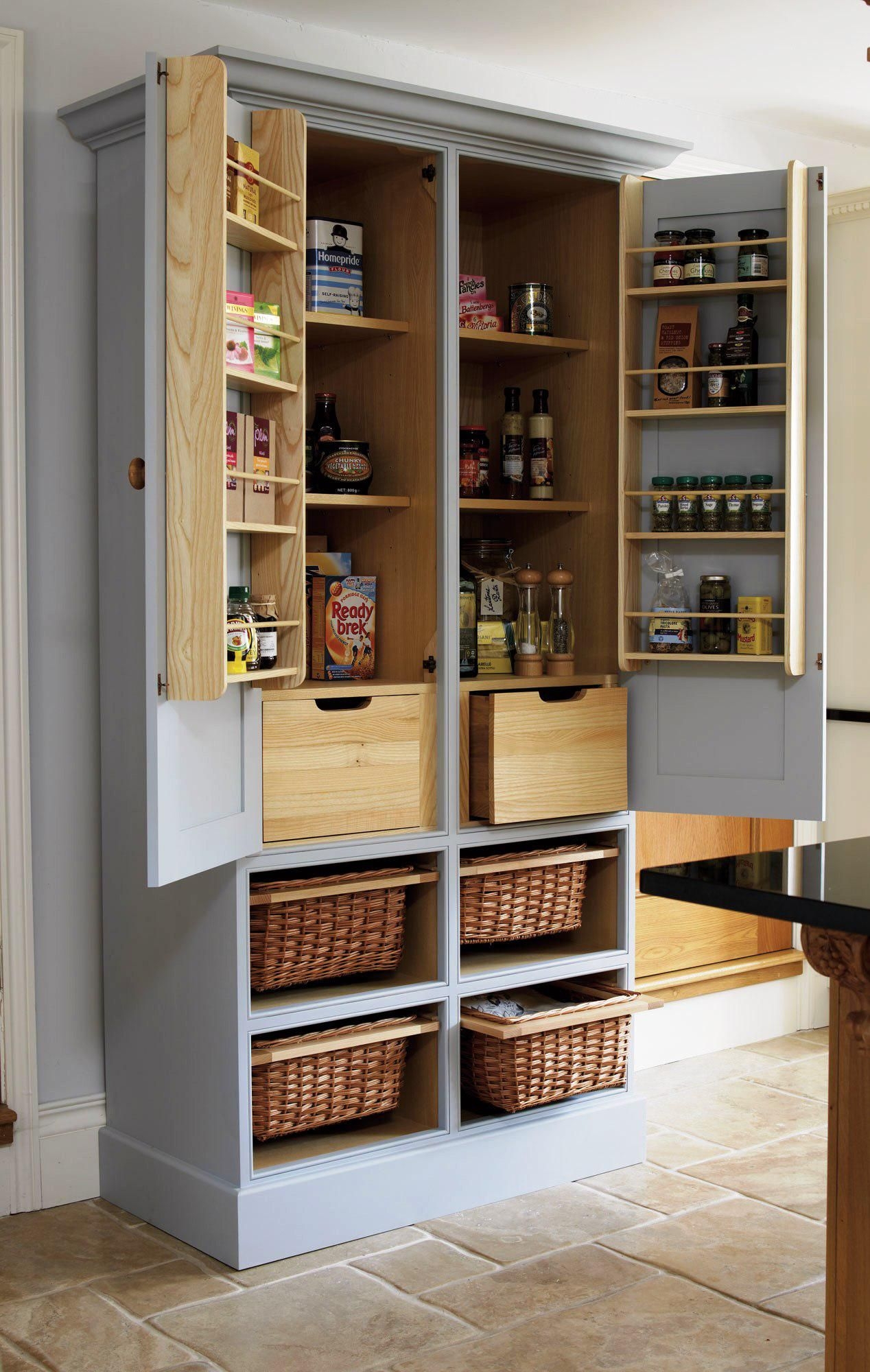 Storage pantry cabinets