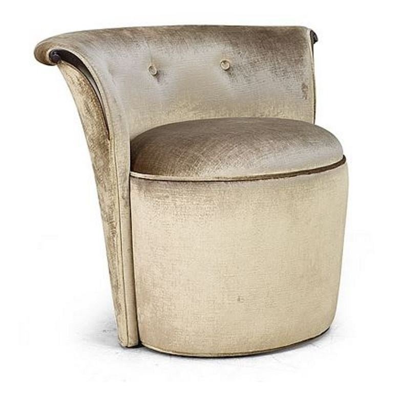 Tufted vanity stool