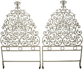 Wrought Iron Twin Headboard   Foter