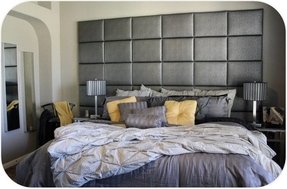 Wall Mounted Upholstered Headboard   Foter