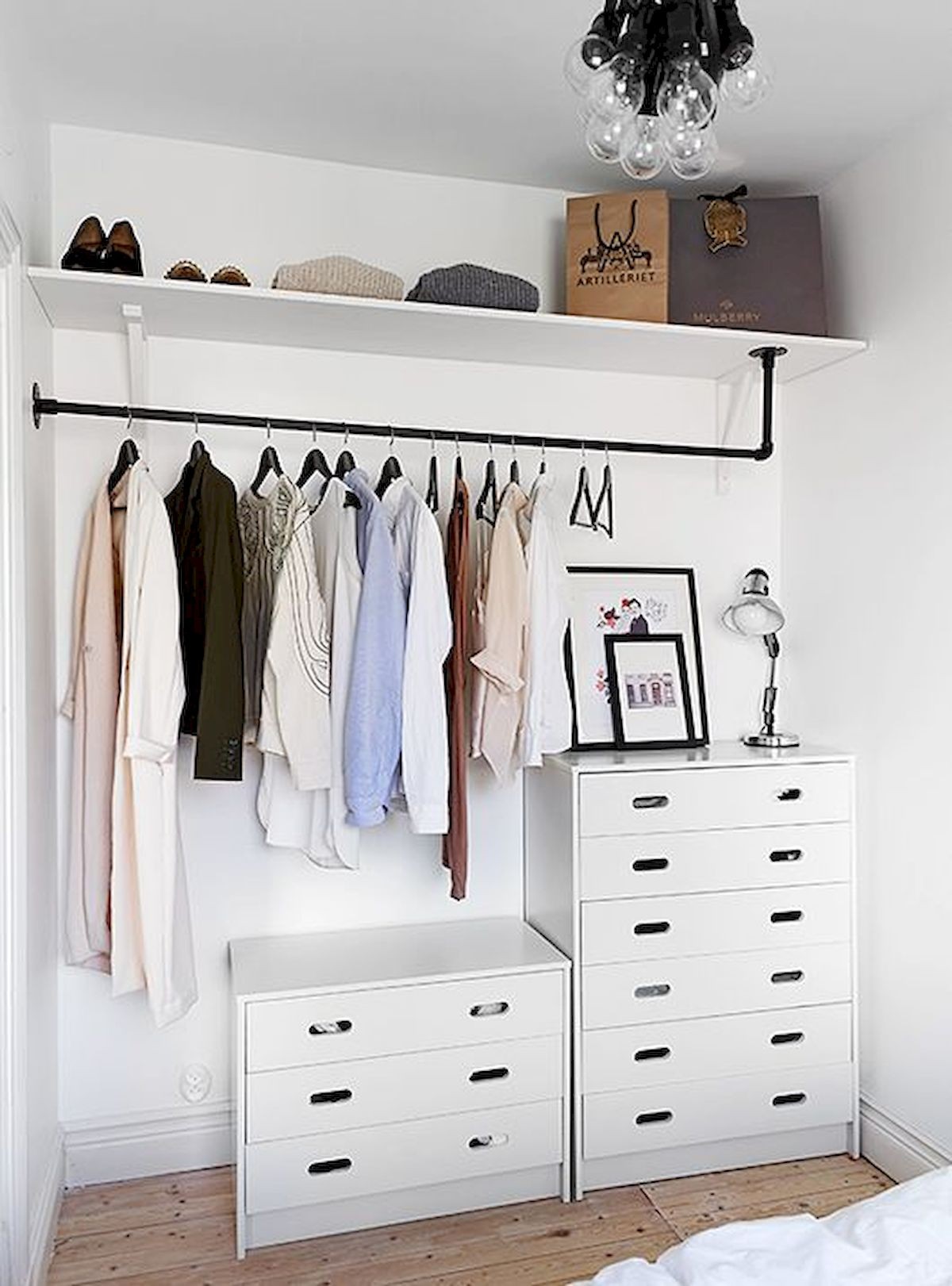 Hanging cabinet best sale design for clothes