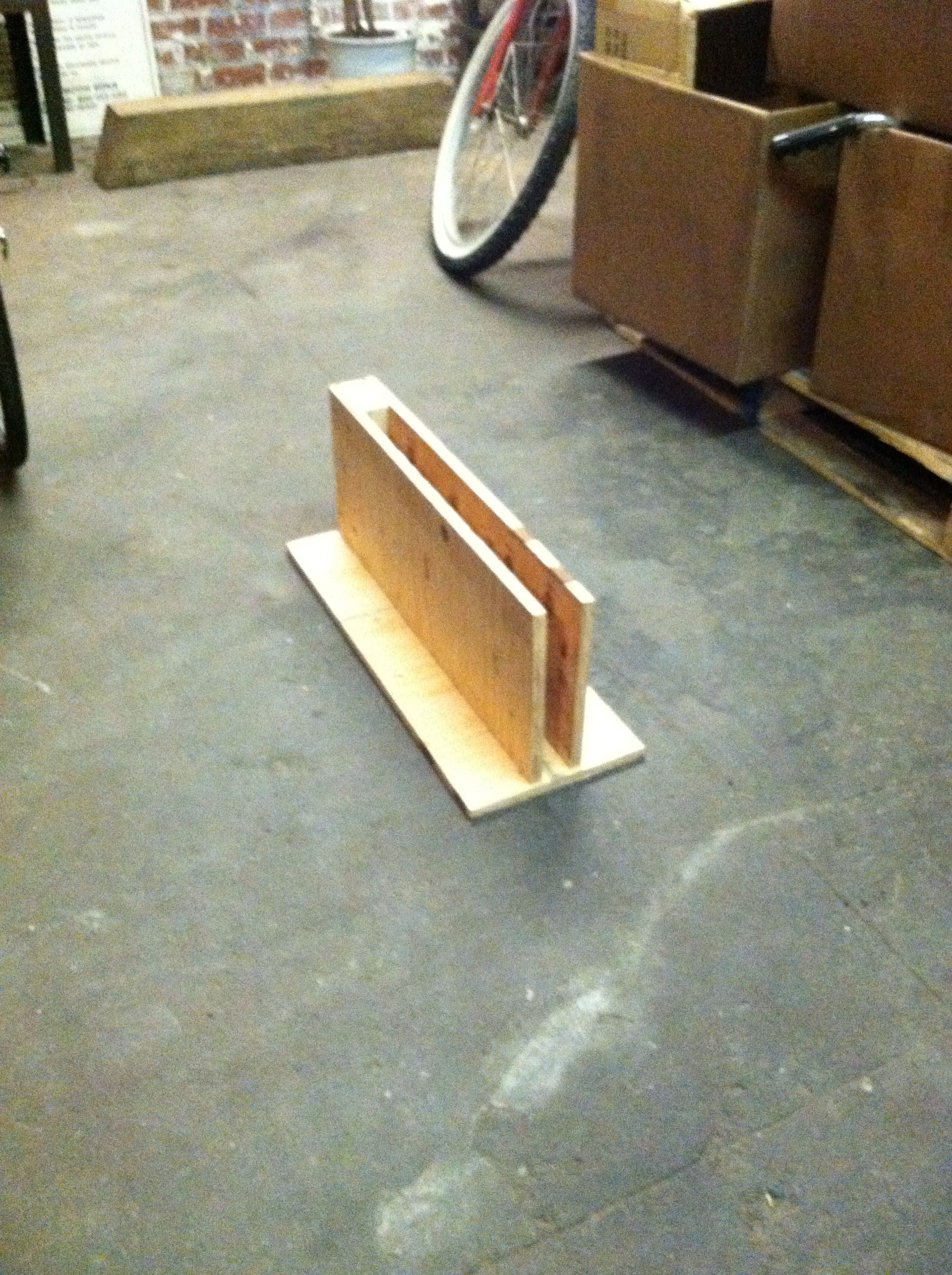 wooden cycle stand