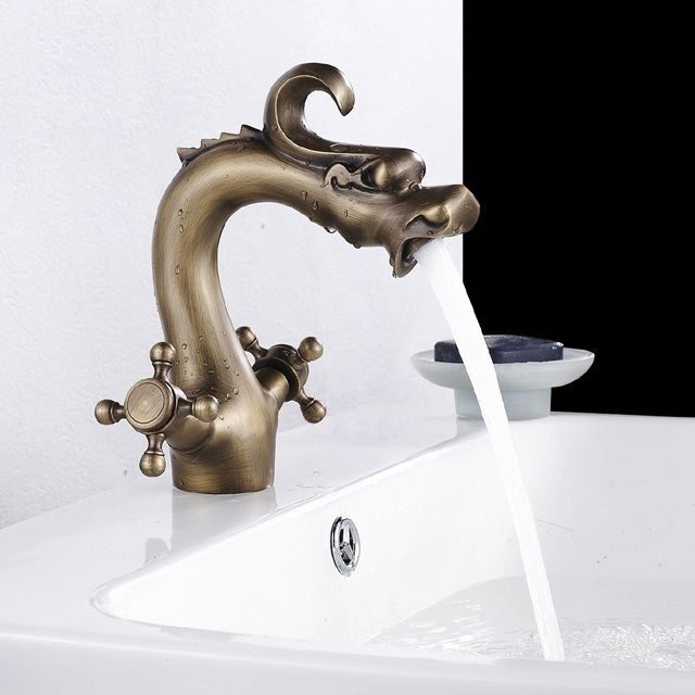 Antique brass sink 1