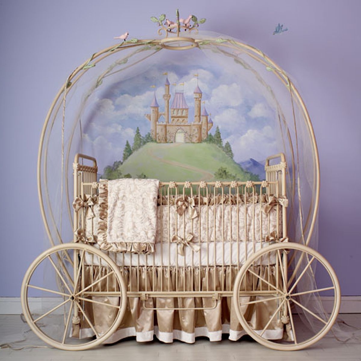 Baby cribs with wheels 3