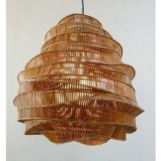 Bamboo light fittings