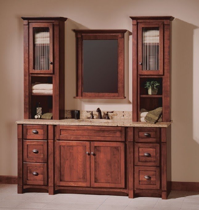 48 inch bathroom vanity deals with matching linen tower