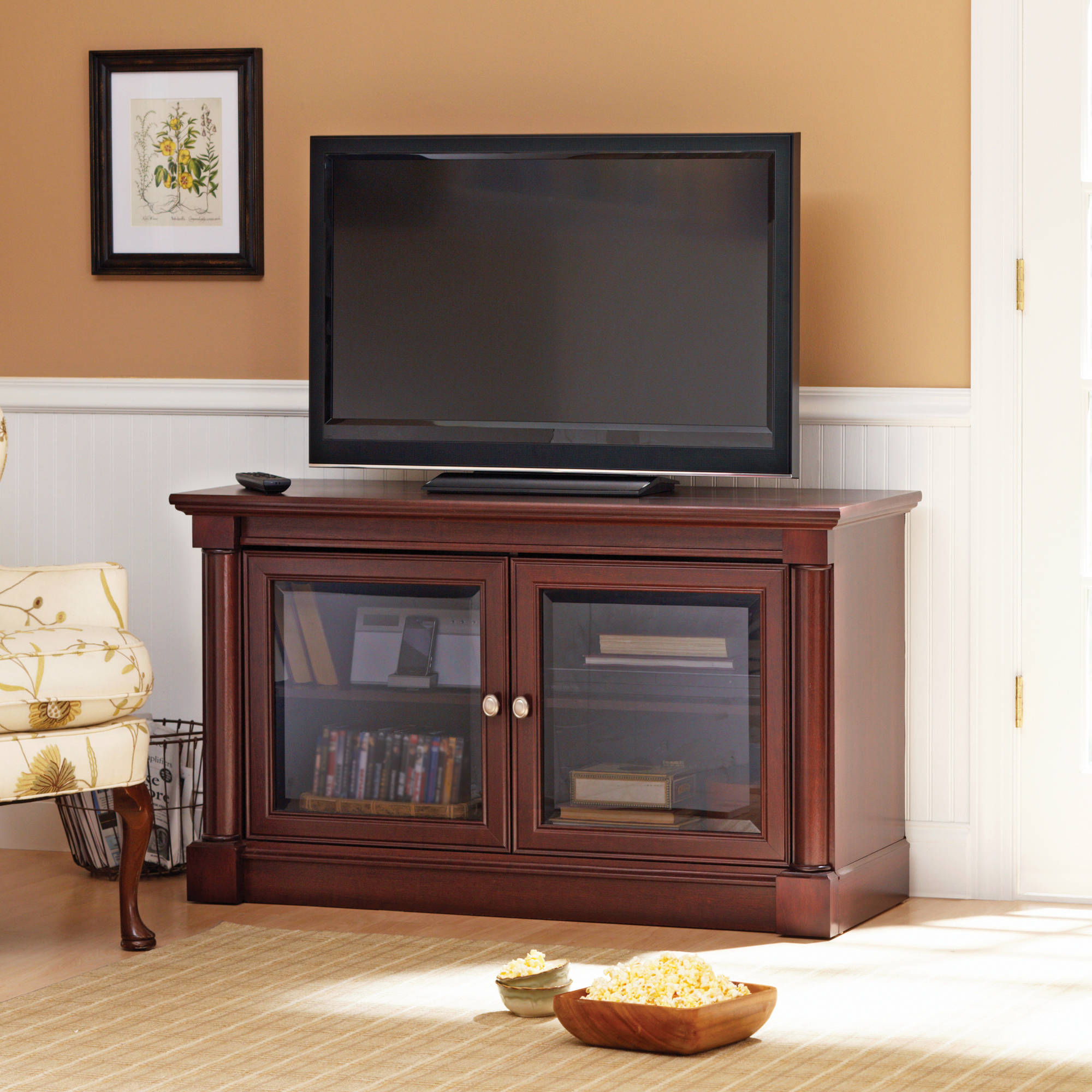 Better Homes And Gardens Ashwood Road Cherry Tv Stand For Tvs Up To 47