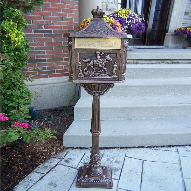 Bronze mailbox