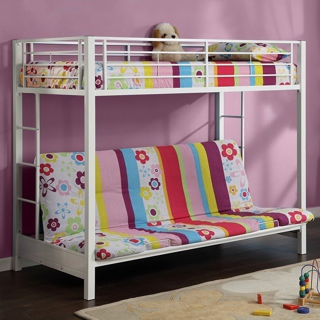 double bunk beds top and bottom