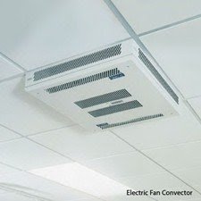 Ceiling mounted electric heaters