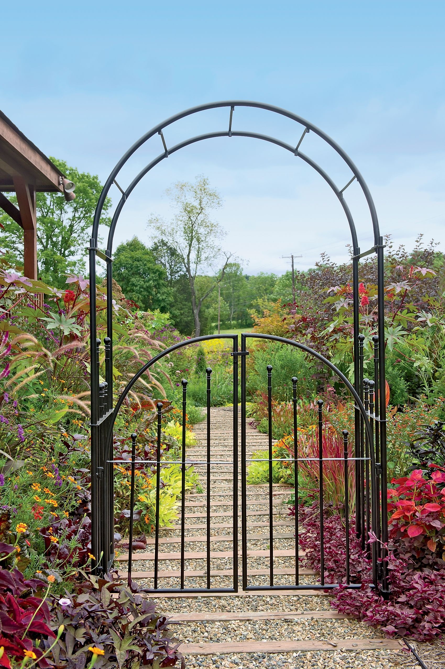 metal garden arch