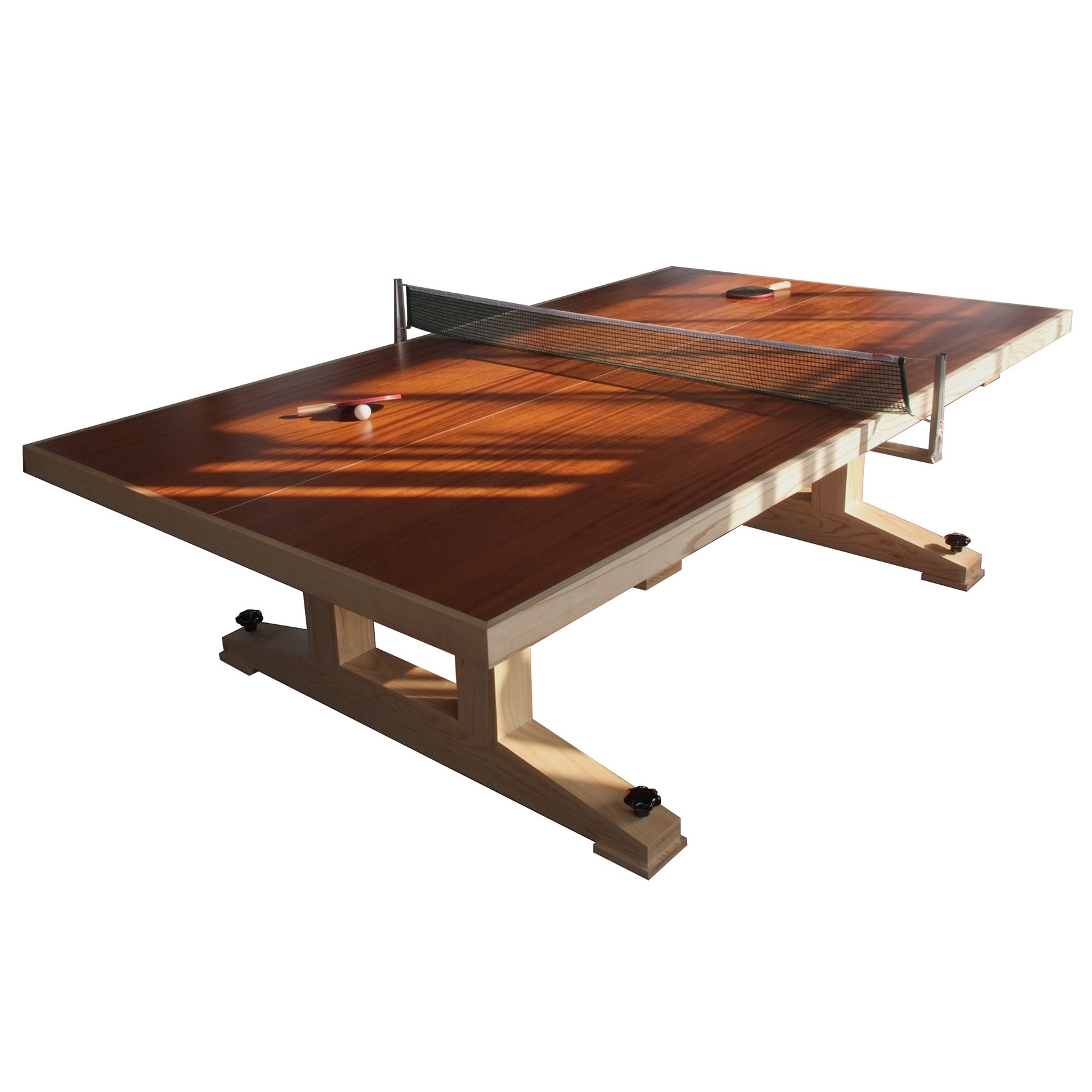 Wooden ping deals pong table