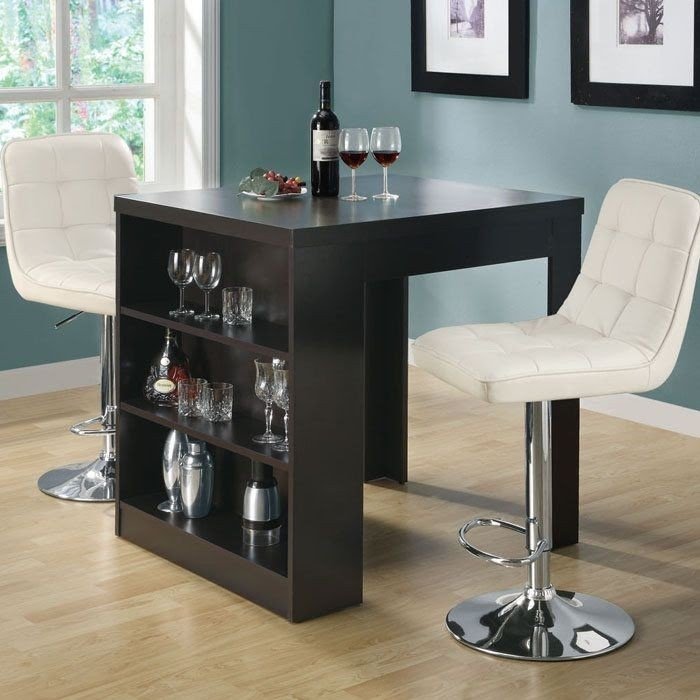 Dining table with wine storage 1