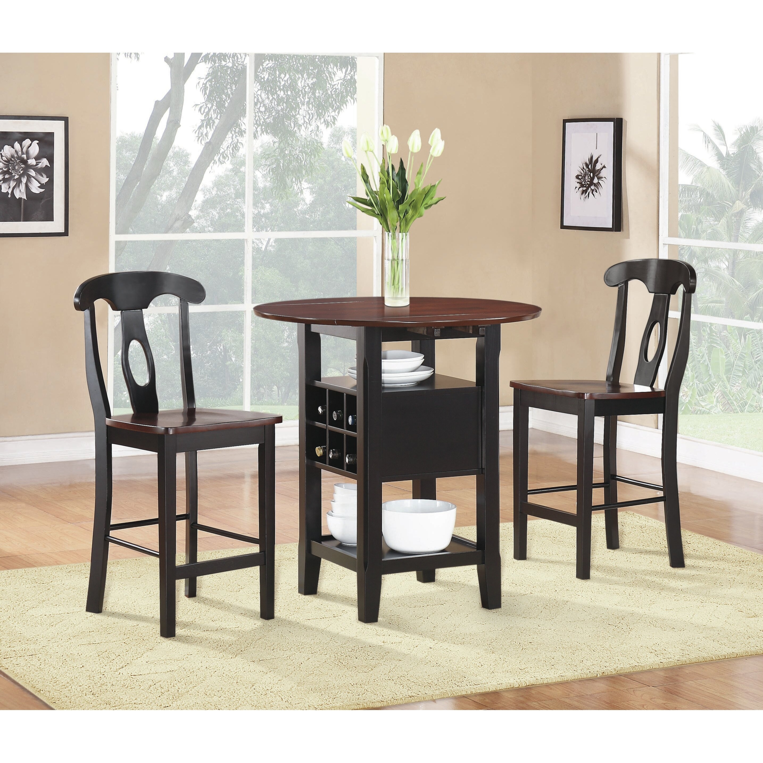 Dining Table With Wine Storage Foter