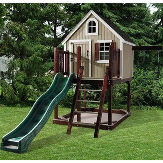 Playhouse With Slide Ideas On Foter