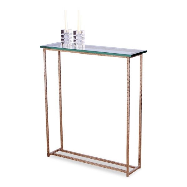 small thin console table