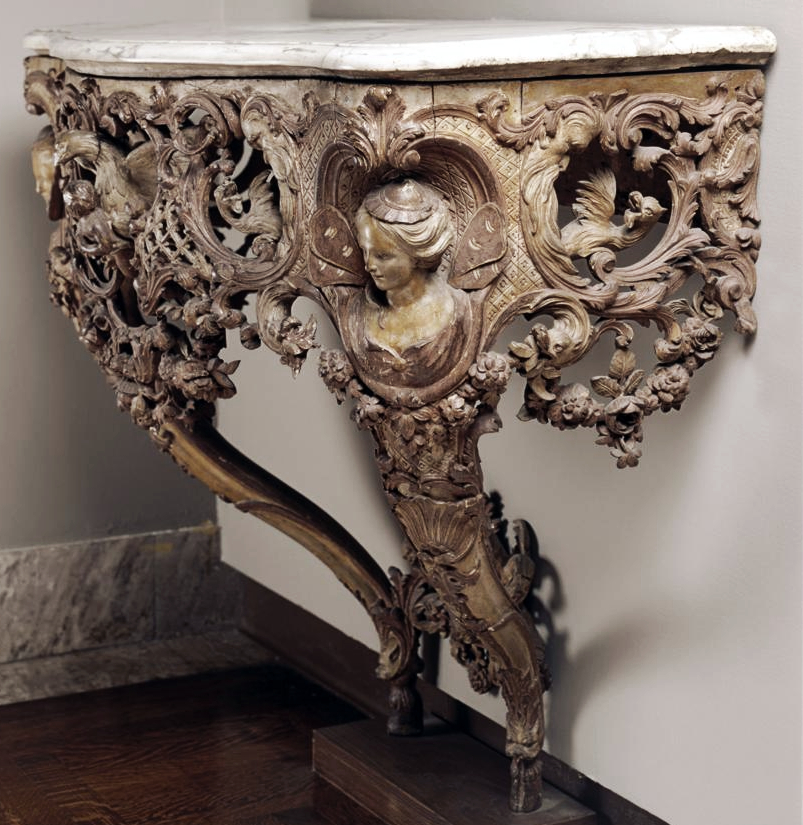Marble top console tables 7