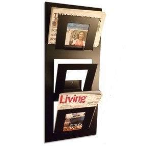 Metal Wall Mount Magazine Rack - Foter