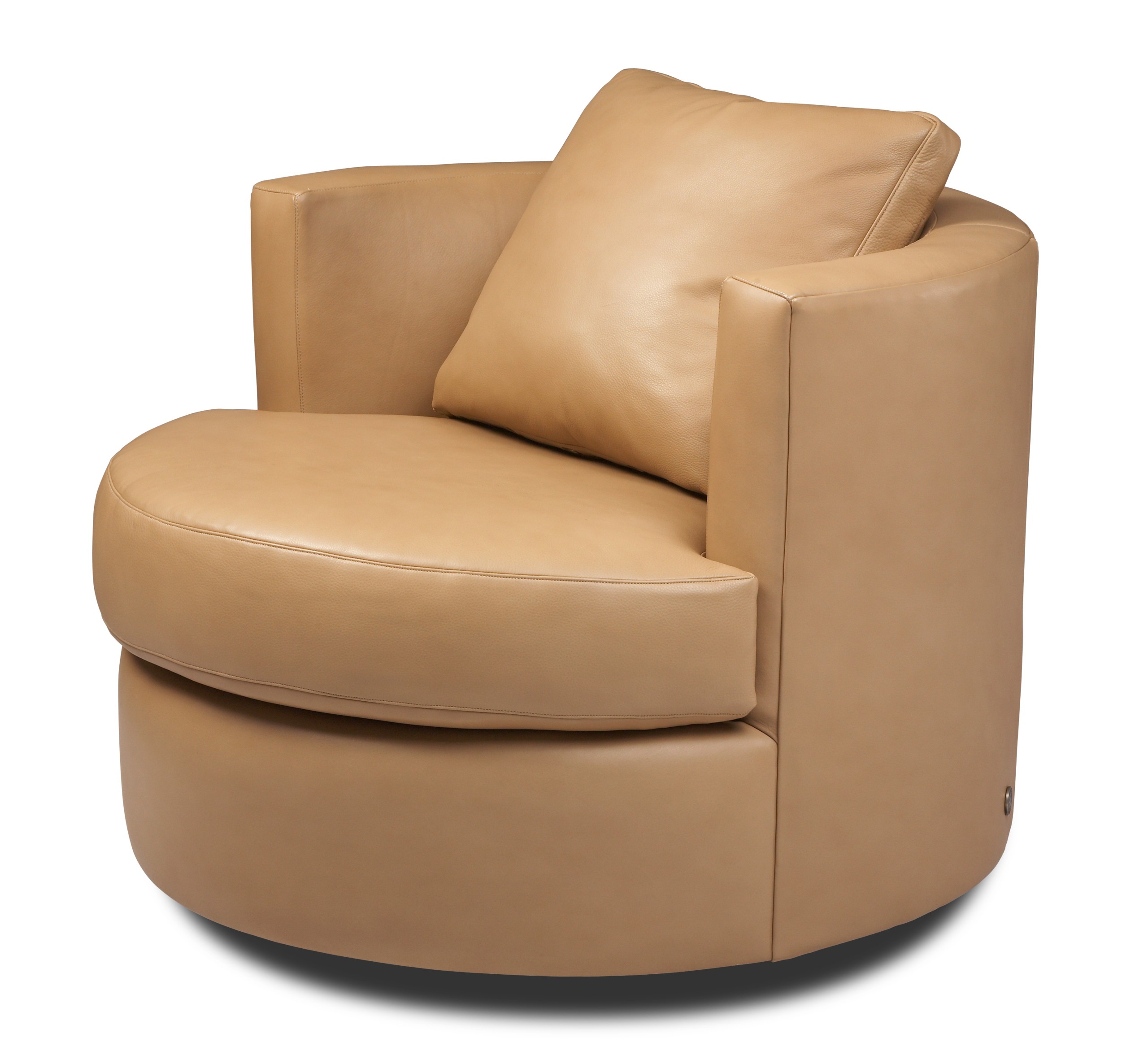 Small round swivel chair