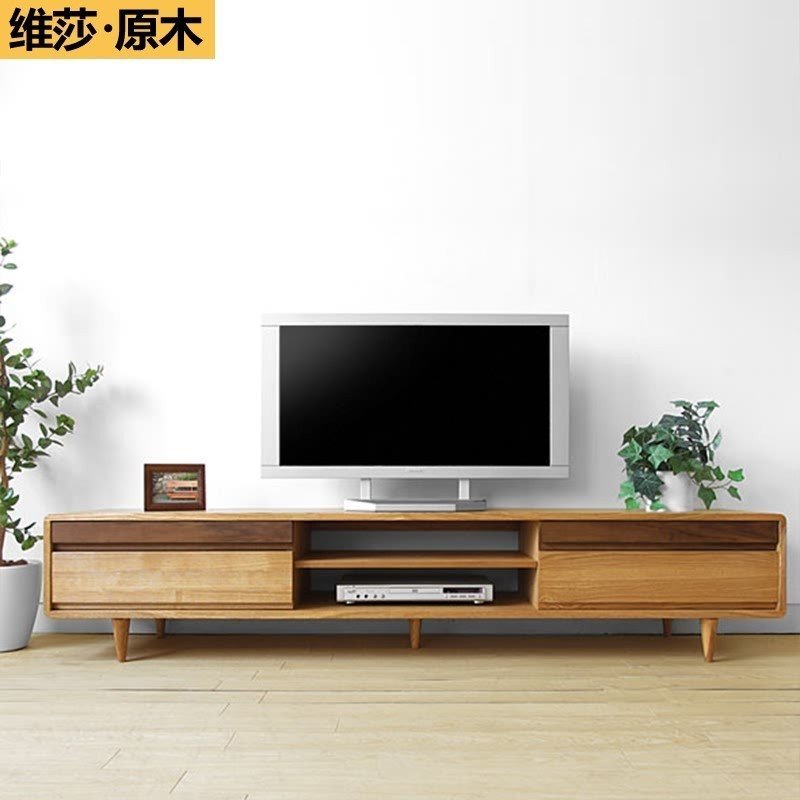 Solid wood tv cabinet 2