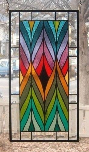 Tiffany stained glass panels