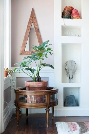 triangular corner table foter