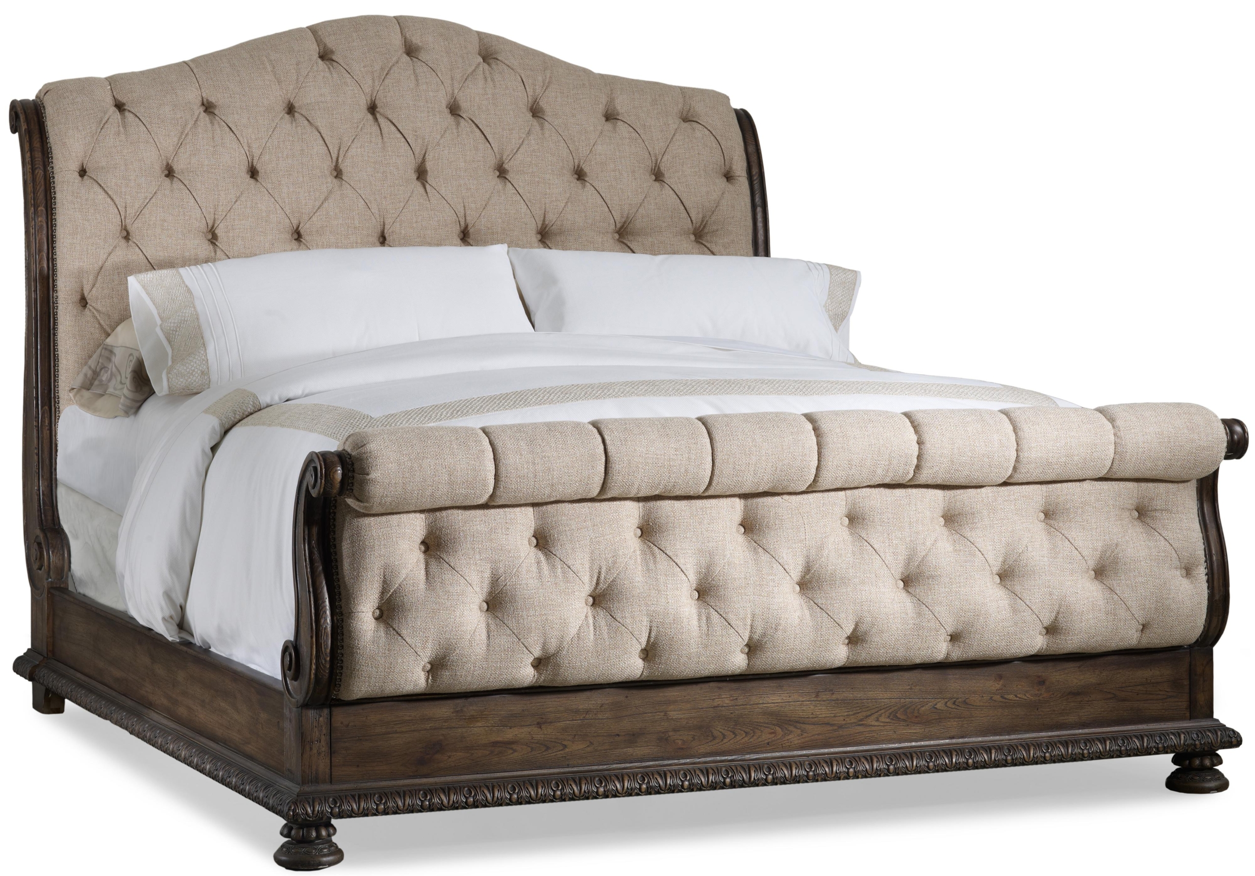 Tufted headboard with wood frame