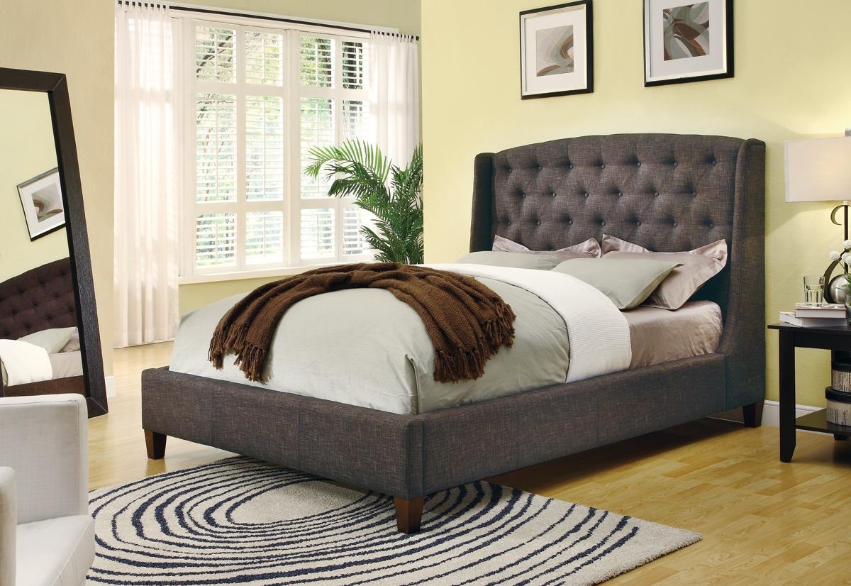 Upholstered headboards king size bed 3