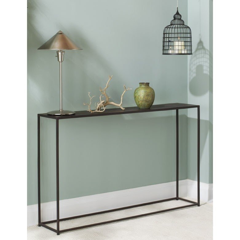 Urban narrow console table modern side tables and accent tables