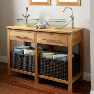 vessel sink vanity base foter