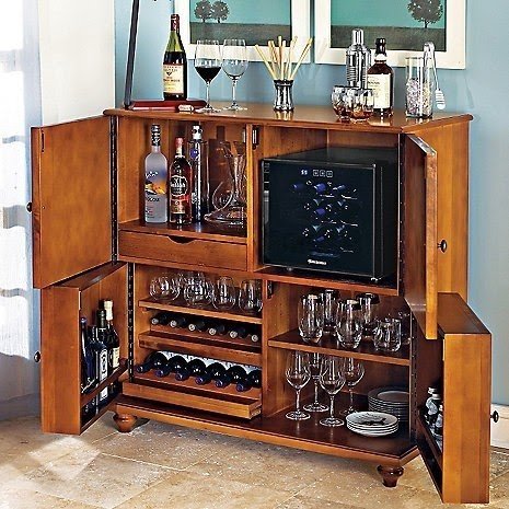 Wine Bar Furniture With Refrigerator