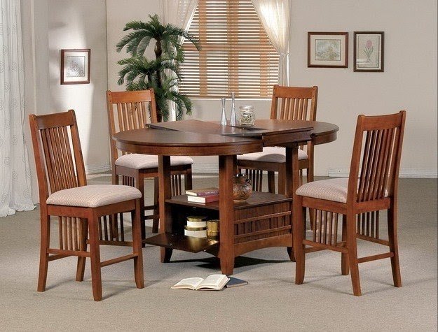 Round Dining Table With Butterfly Leaf - Ideas on Foter