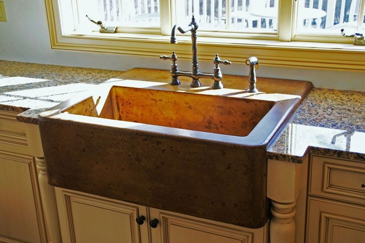 Drop in farmhouse kitchen sink 1