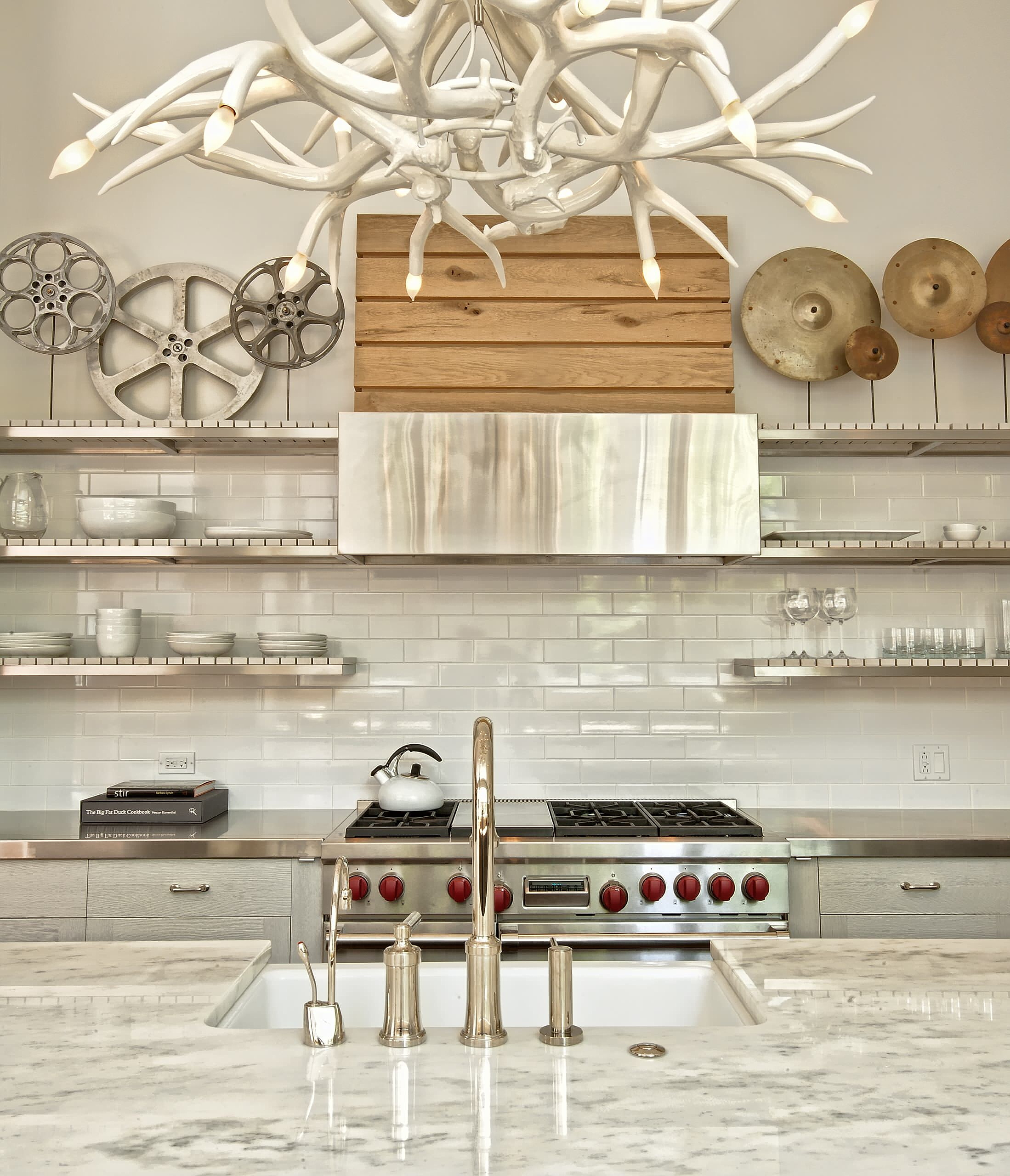 Add Sleek Shine To Your Kitchen With Stainless Steel Shelves