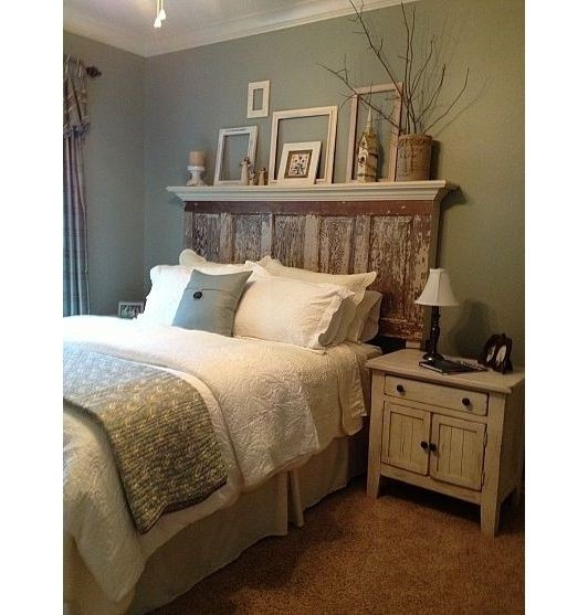 Headboards made from distressed old
