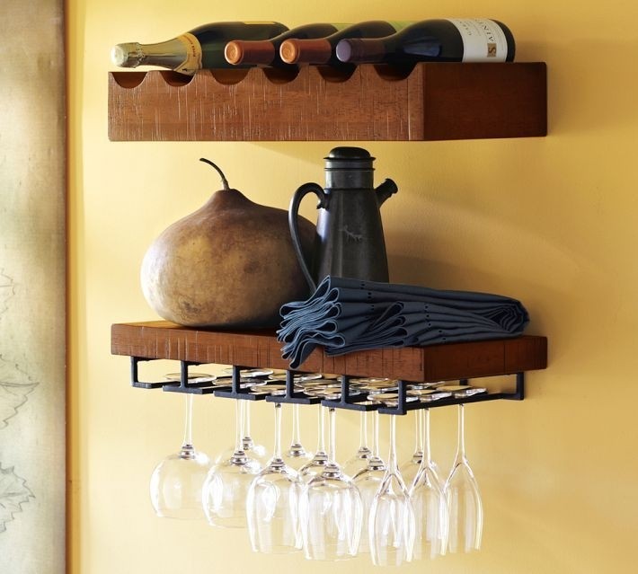 Make a wine online glass rack