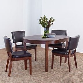 Round Dining Table Set With Leaf - Foter