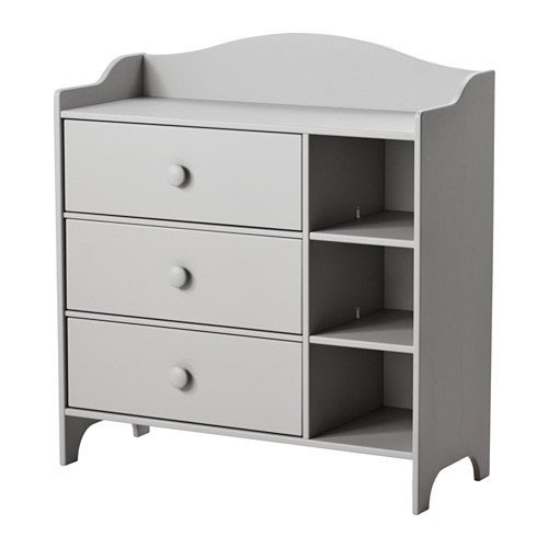 Ikea trogen chest comes with 3 roomy drawers for storage