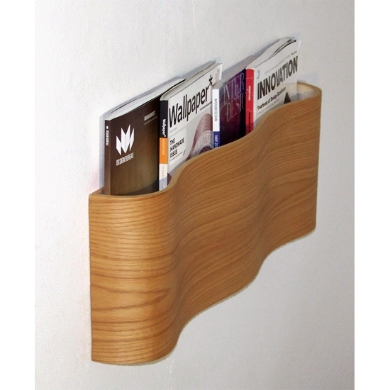 Modern wall mounted magazine rack 1