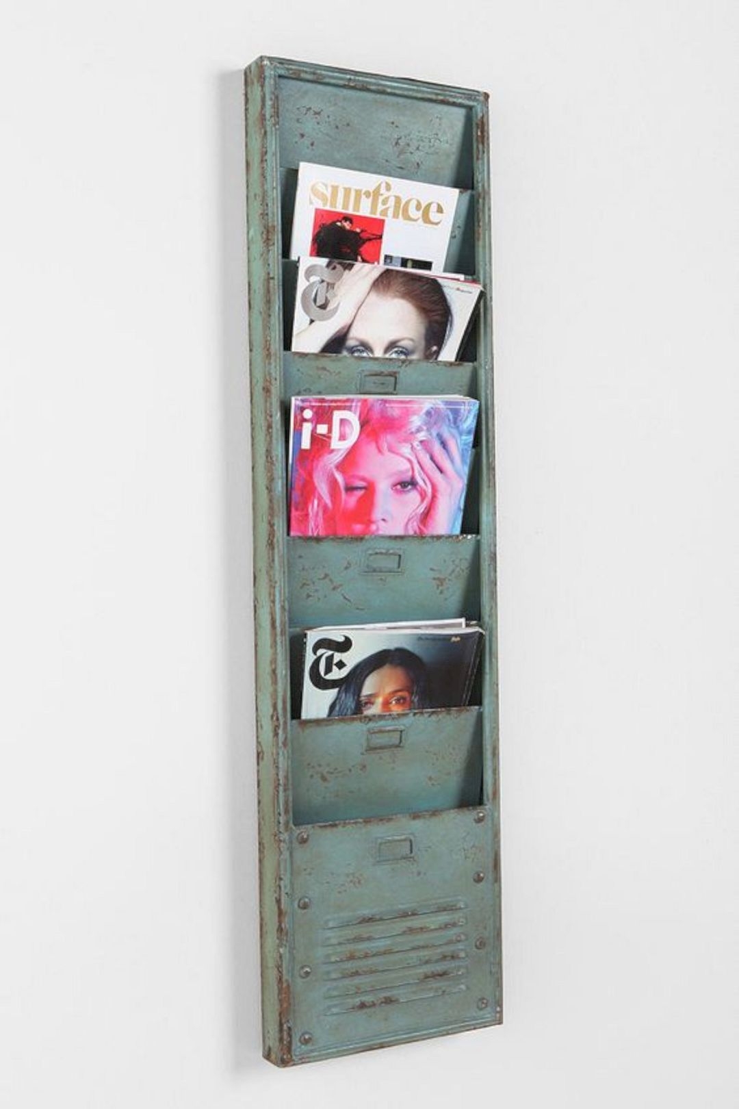 Modern wall mounted magazine rack 8