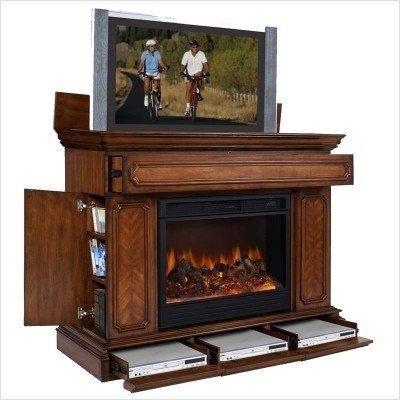 Electric Fireplace With Tv Lift Ideas On Foter