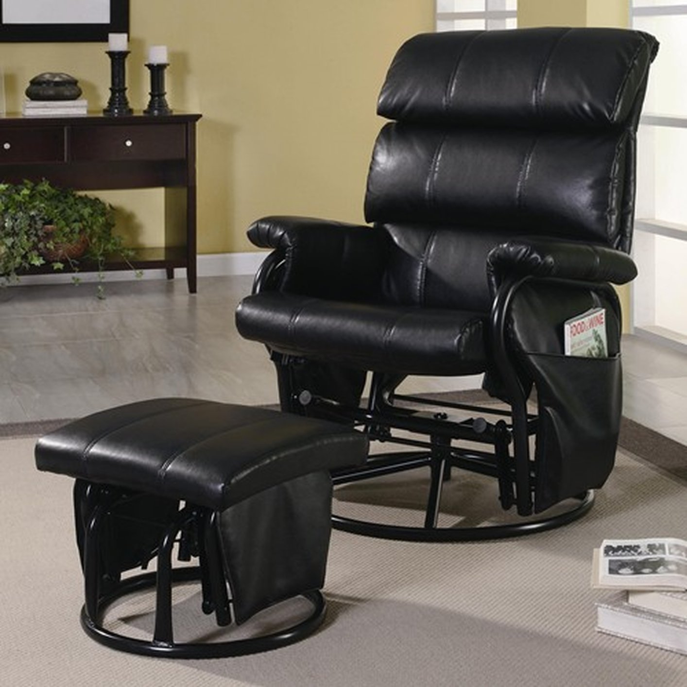 Northcrest alexander glider rocker recliner with ottoman hotsell