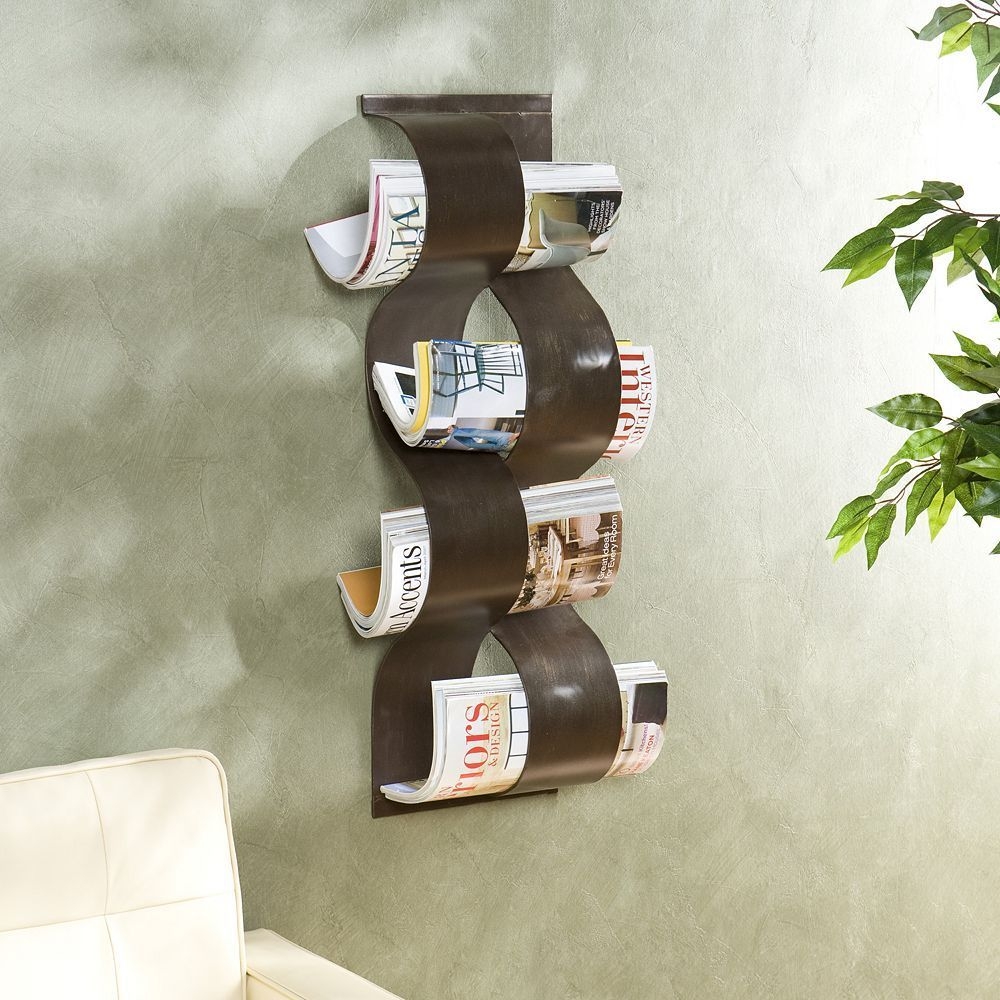 Modern Wall Mounted Magazine Rack - Ideas on Foter